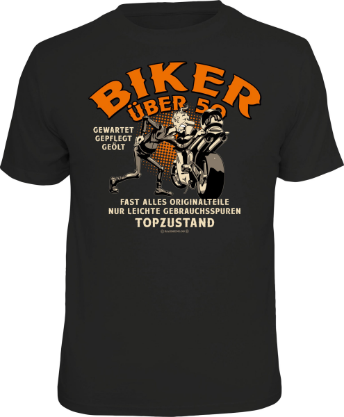 T-Shirt - Biker - über 50 - Shirt - Größe wählbar S M L XL XXL