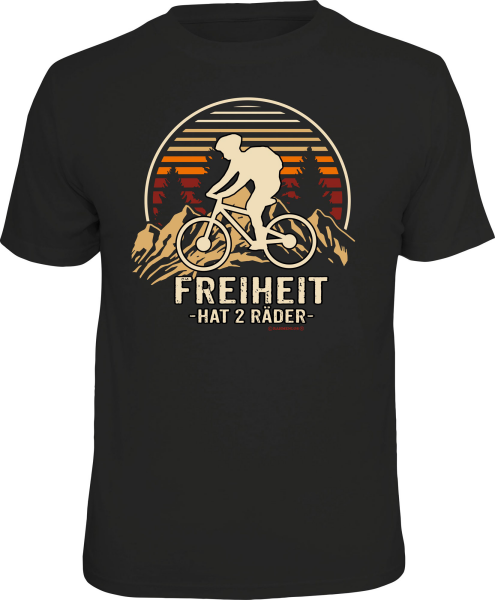 Biker - Freiheit hat 2 Räder - T-Shirt / Shirt Größe wählbar S M L XL XXL