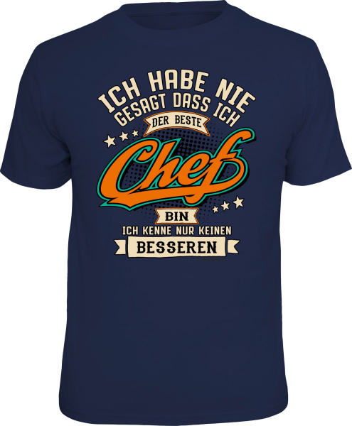 T-Shirt - Chef - der beste - Shirt - Größe wählbar S M L XL XXL