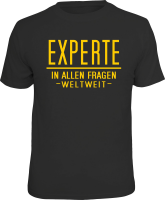 T-Shirt - Experte - weltweit - Shirt - Größe...