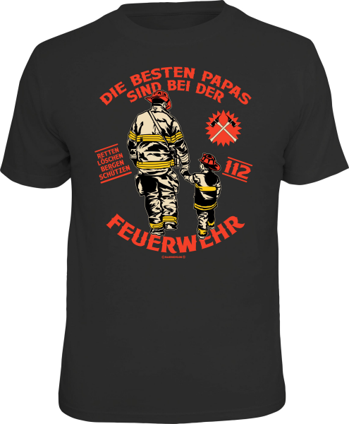 T-Shirt - Feuerwehr - Papa - Shirt - Größe wählbar S M L XL XXL