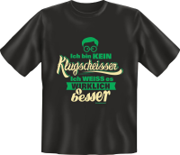 Fun - Klugscheißer - Fun T-Shirt - Grössen...