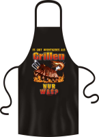 Es gibt wichtigeres - Grillen - Grillschürze -...