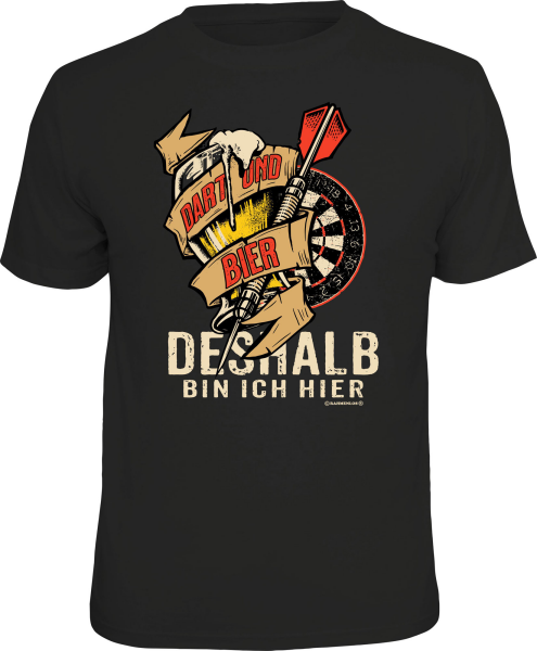 T-Shirt - Fun - Dartspieler - Shirt - Größe wählbar S M L XL XXL