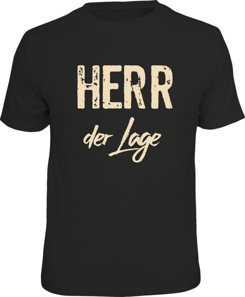Fun Shirt - Herr der Lage - T-Shirt / Shirt Größe wählbar S M L XL XXL