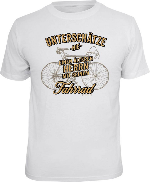 Fun Shirt - Herr Fahrrad - T-Shirt / Shirt Größe wählbar S M L XL XXL