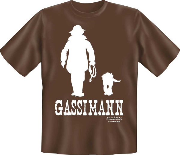 Gassimann Hund - Fun T-Shirt, Grössen S-M-L-XL-XXL