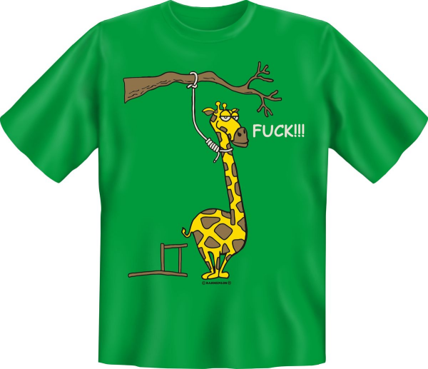 Giraffe fuck - Fun Spruch T-Shirt in den Grössen S-M-L-XL-XXL
