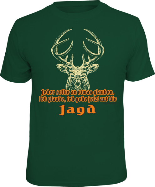 Glaube Jagd T-Shirts - Grössen S M L XL XXL
