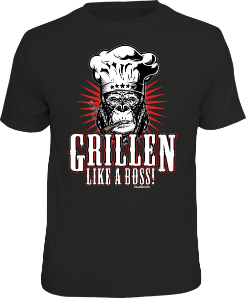 T-Shirt - Grillen - Grillboss - Shirt - Größe wählbar S M L XL XXL