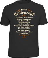 Grillen - mein Grillrezept - T-Shirt Grössen...