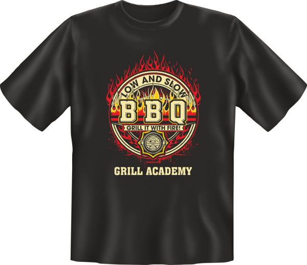 Grillen - Grill Academy - Fun T-Shirt - Grössen S-M-L-XL-XXL