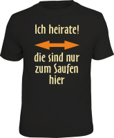 ich heirate! T-Shirts - Grössen S M L XL XXL
