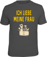 T-Shirt - ich liebe meine Frau - Werkstatt - Shirt -...