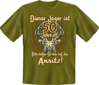 Jäger - Jäger über 50 - Fun T-Shirt -...