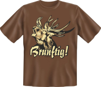 Jäger - Brunftig! - Fun T-Shirt - Grössen...