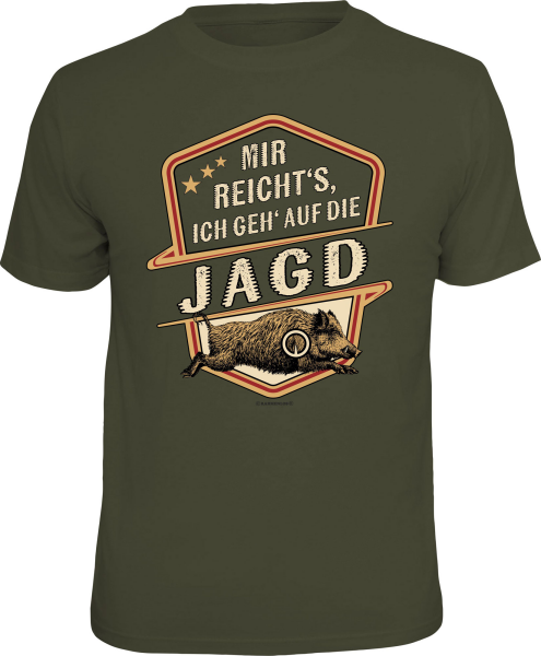 T-Shirt - Jäger - mir reichts - Shirt - Größe wählbar S M L XL XXL