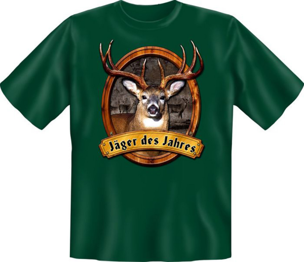 Jäger des Jahres - Fun T-Shirt, Grössen S-M-L-XL-XXL