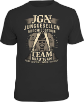 JGA - Team Bräutigam - T-Shirt - Größe S...
