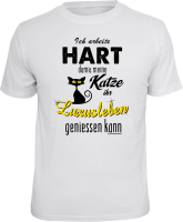 T-Shirt - Katze - Luxusleben - Shirt - Größe...