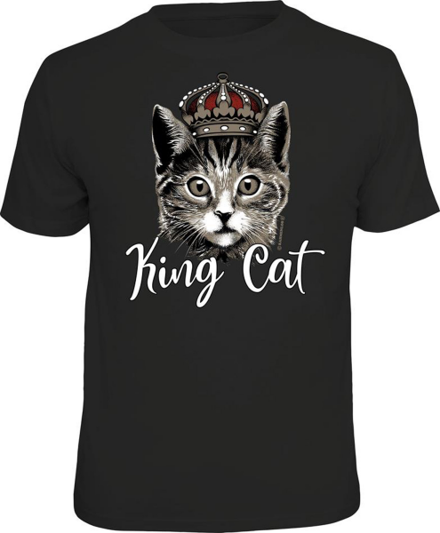 Katze - King Cat - T-Shirt / Shirt Größe wählbar S M L XL XXL