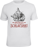 Katze - Schlafshirt Katze - T-Shirt / Shirt...