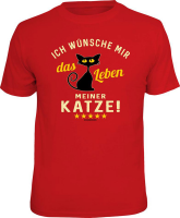 Katzen - Das Leben meiner Katze - T-Shirt -...