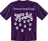Katzenstampfzone - Fun Spruch T-Shirt in den Grössen...