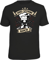 Koch - 3 Sterne - T-Shirt / Shirt Größe...