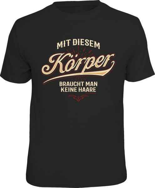 Körper - Keine Haare - T-Shirt / Shirt Größe wählbar S M L XL XXL