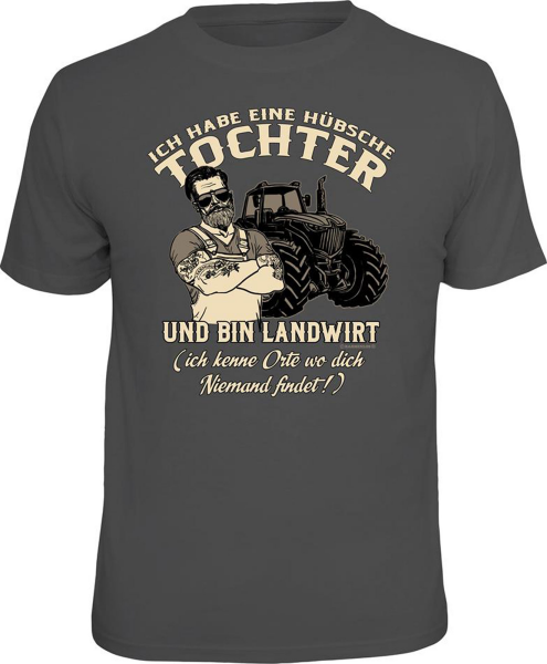 Landwirt - Tochter - T-Shirt Grössen S-M-L-XL-XXL - Fun Sprüche Shirt