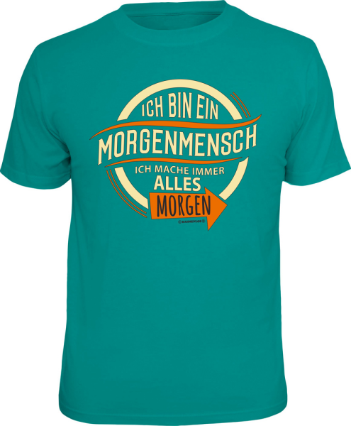Morgenmensch T-Shirts - Grössen S M L XL XXL