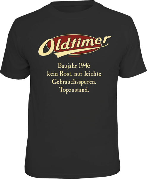 Oldtimer Baujahr 46 T-Shirts - Grössen S M L XL XXL