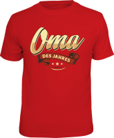 Oma des Jahres T-Shirts - Grössen S M L XL XXL