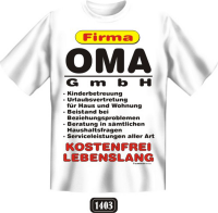 Oma GmbH - Fun T-Shirt, Grössen S-M-L-XL-XXL