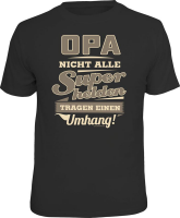 Opa - Superheld - T-Shirt - Größe S M L XL XXL