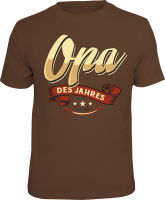 Opa des Jahres T-Shirts - Grössen S M L XL XXL