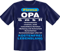Opa GmbH farbig - Fun Spruch T-Shirt in den Grössen...