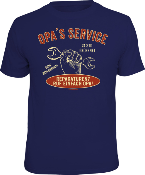 Opas Service T-Shirts - Grössen S M L XL XXL