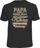 Papa - Superheld - T-Shirt - Größe S M L XL XXL