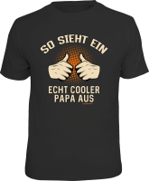 T-Shirt - Papa - echt cool - Shirt - Größe...