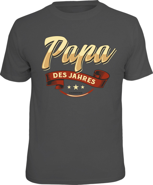 Papa des Jahres T-Shirts - Grössen S M L XL XXL