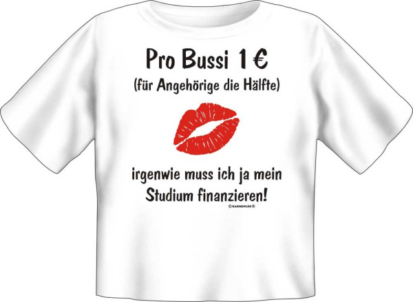 Pro Bussi 1 € - Baby Fun-T-Shirt, Grössen S-M-L