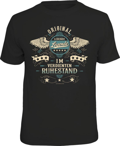 Rente - Legende im Ruhestand - T-Shirt / Shirt Größe wählbar S M L XL XXL