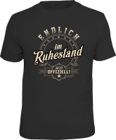 Ruhestand - endlich offiziell - T-Shirt Grössen...