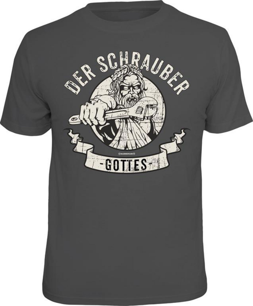 Schrauber - Gottes - T-Shirt - Größe S M L XL XXL