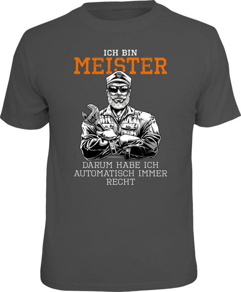 Schrauber - Meister - T-Shirt - Größe S M L XL XXL