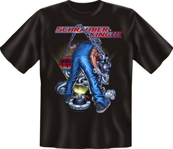 Schrauberking - Fun T-Shirt, Grössen S-M-L-XL-XXL