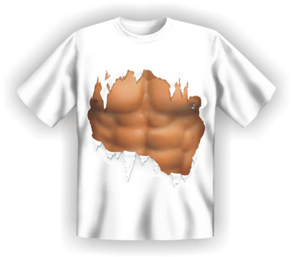 Sixpack - Fun T-Shirt, Grössen S-M-L-XL-XXL