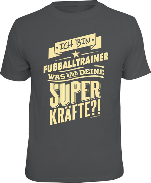 Superkräfte - Fußballtrainer - T-Shirt - Größe S M L XL XXL